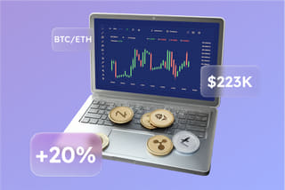 Technology visualisation of an AI-powered automated trading system on Rundevex Assets